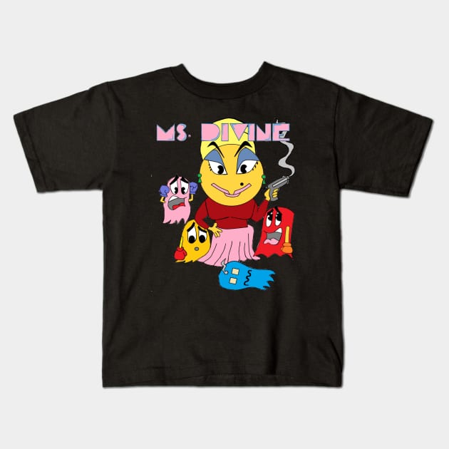 Ms. Divine Kids T-Shirt by RabidGiraffeGraphics4000